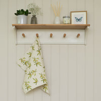 Olive Print Tea Towel